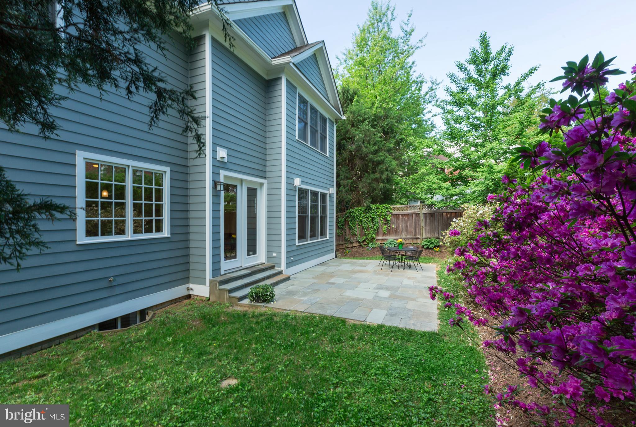 4613 Sleaford Road Bethesda, MD 20814 - Photo 26 of 29 Slate Patio and lovely plantings