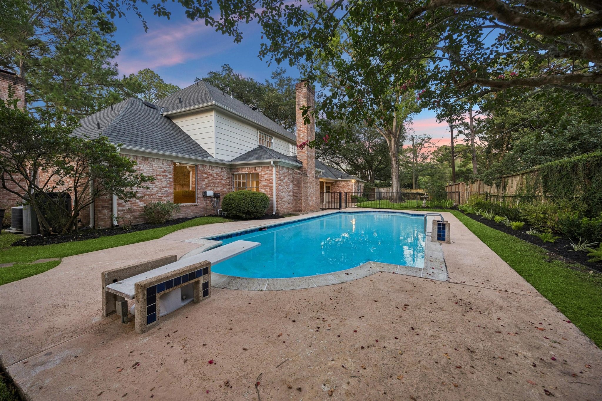 11903 Stoney Ridge Lane Houston, TX 77024 - Photo 36 of 44 Another view of the pool and yard