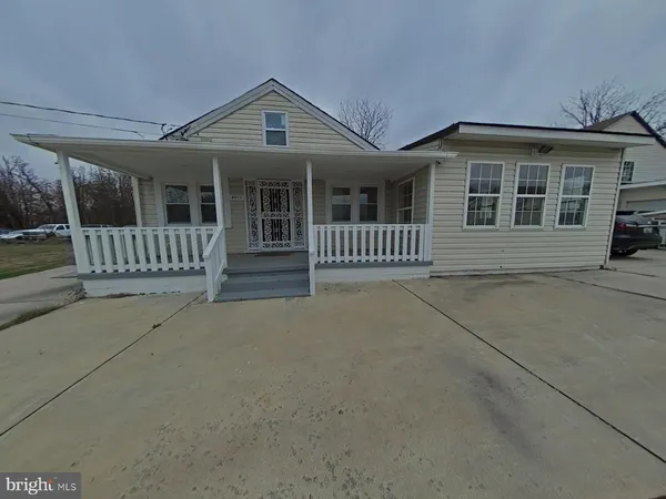 front view of a house with a porch