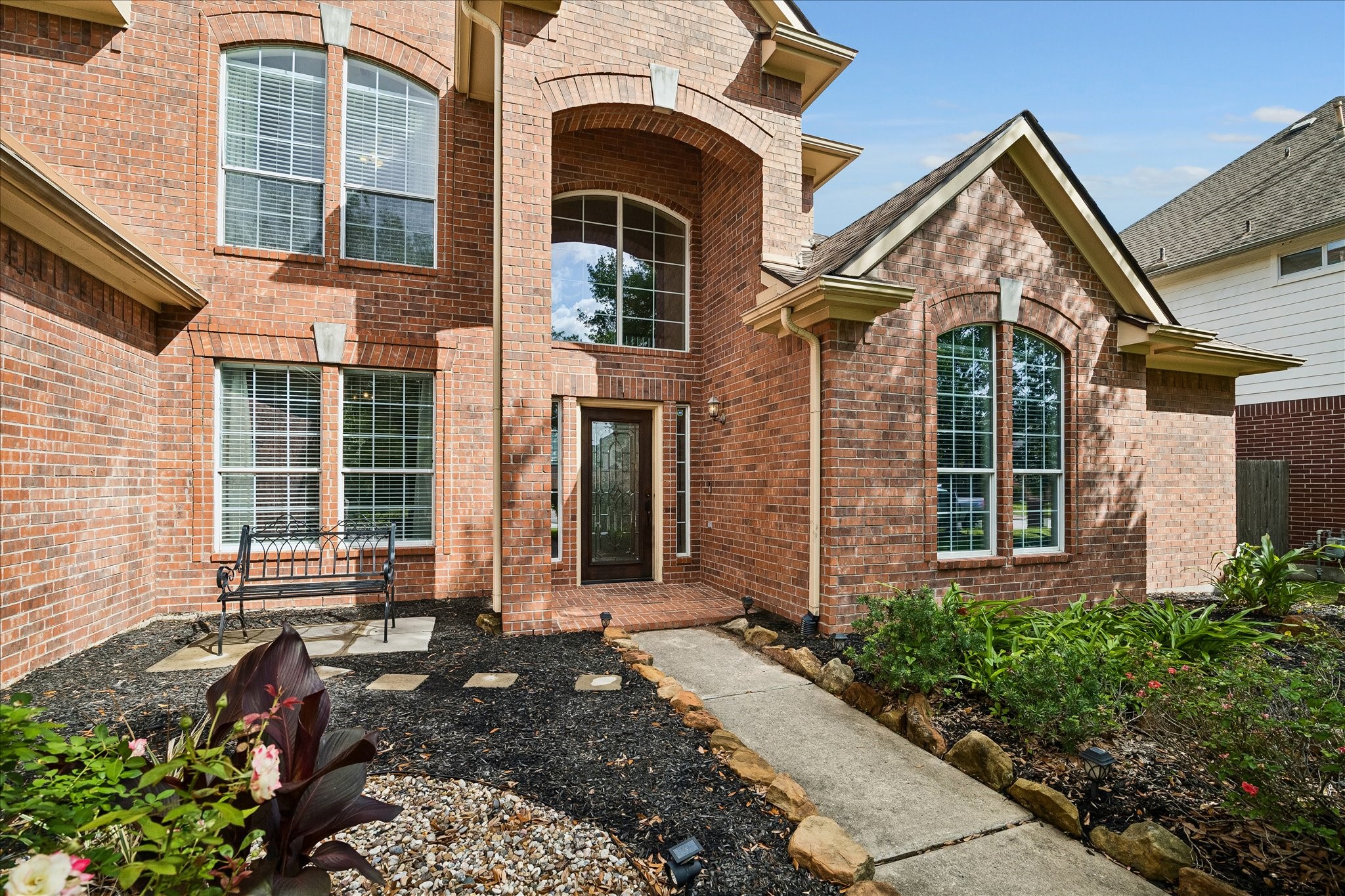 9122 Memorial Valley Drive Spring, TX 77379 - Photo 2 of 35 a front view of a house with a yard