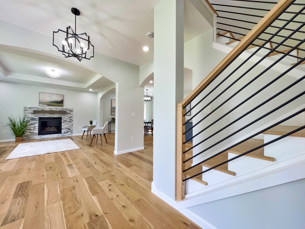 101 N Road Westfield, MA 01085 - Photo 21 of 40 a view of entryway and hall with dining room
