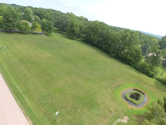 a view of a lake with a mountain