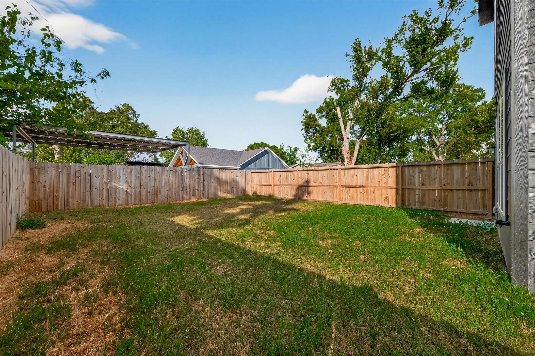 808 Fortune Street, Unit A Houston, TX 77088 - Photo 34 of 38 Generous backyard for kiddos and pets to play