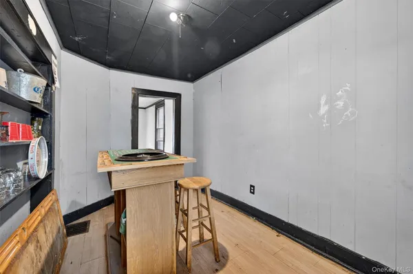a room with storage and utility