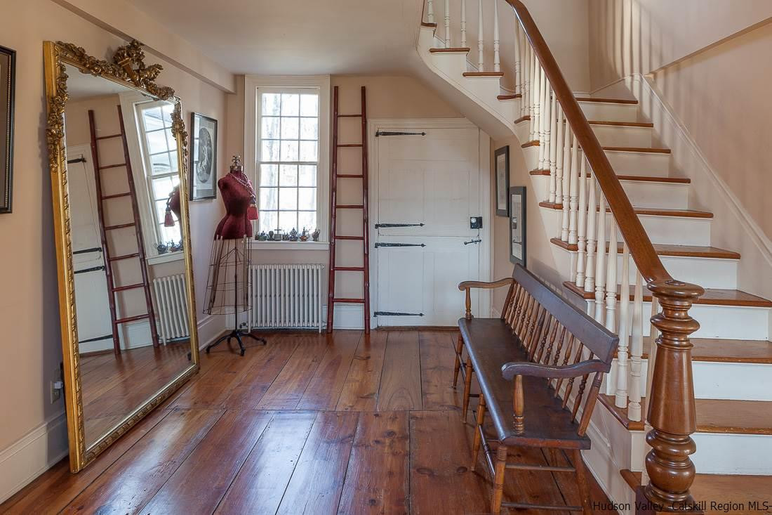 3 Mill Dam Road Stone Ridge, NY 12484 - Photo 10 of 33 a view of entryway with wooden floor and stairs