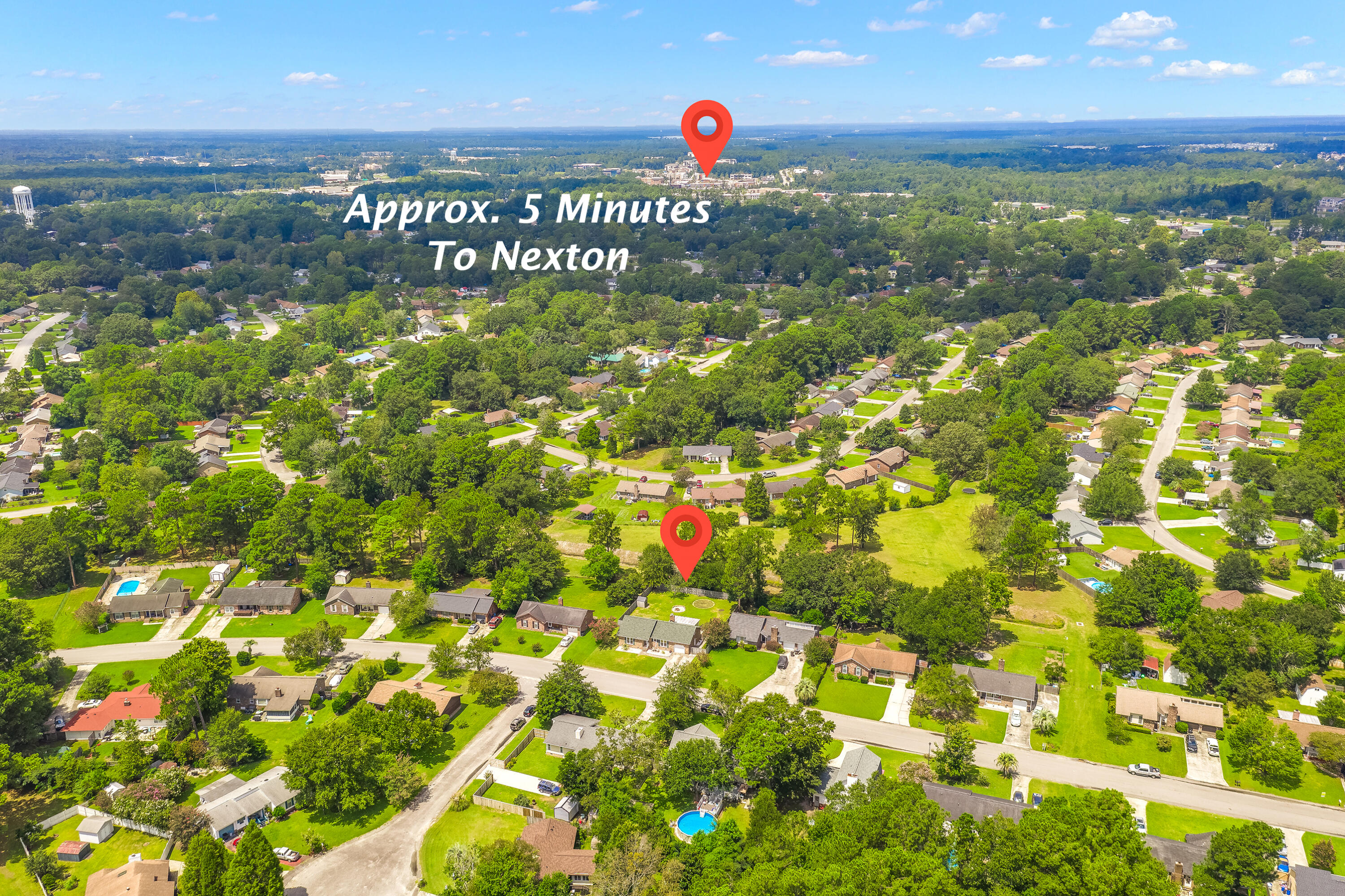 516 Longleaf Road Summerville, SC 29486 - Photo 7 of 33 Full Sky view over house