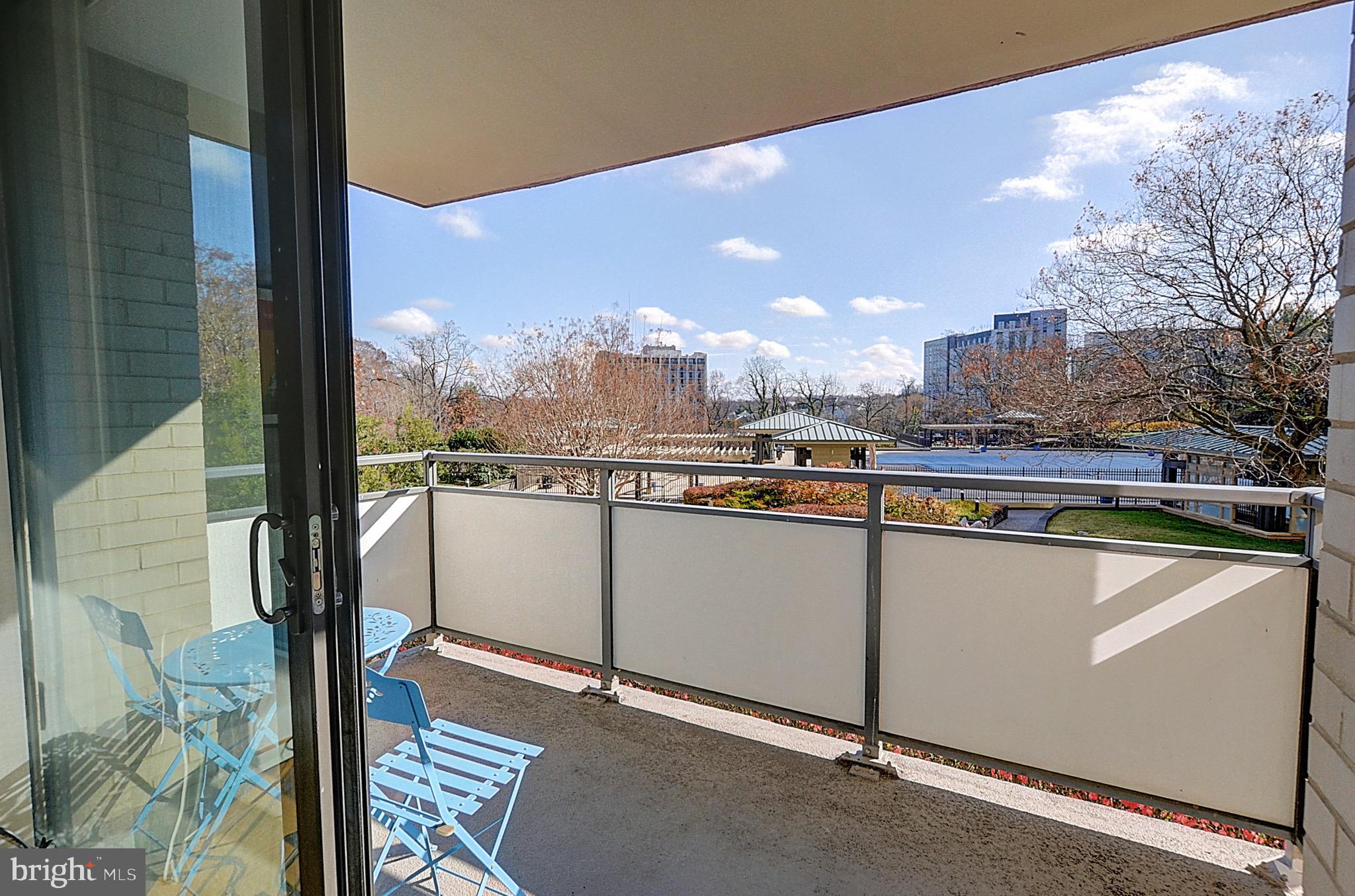 5225 Pooks Hill Road, Unit 121N Bethesda, MD 20814 - Photo 17 of 39 a view of a city from a terrace