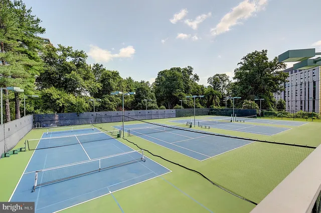 a view of tennis court
