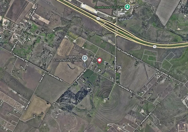 a bird view of a house