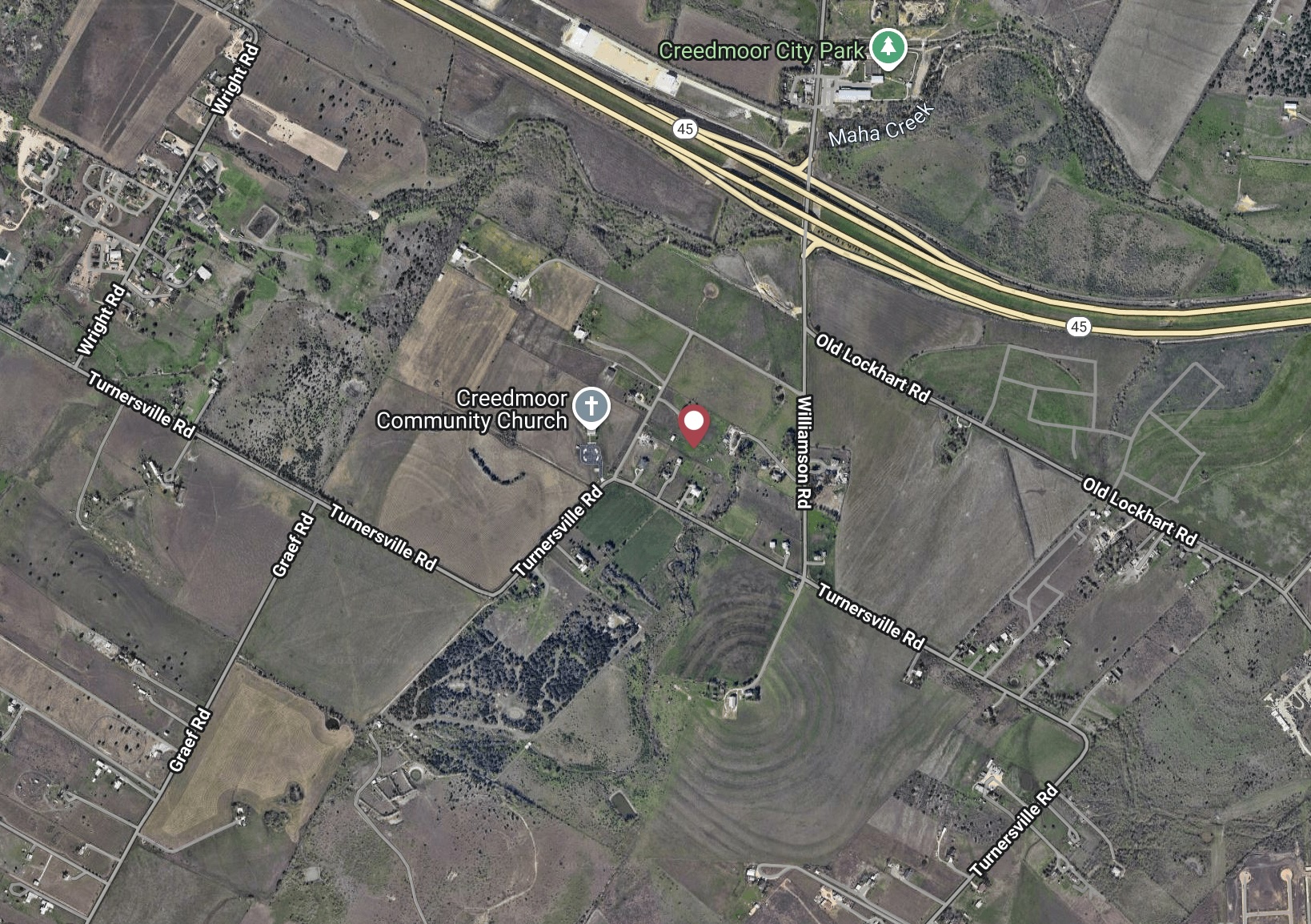 5102 Turnersville Road Creedmoor, TX 78610 - Photo 5 of 5 a bird view of a house