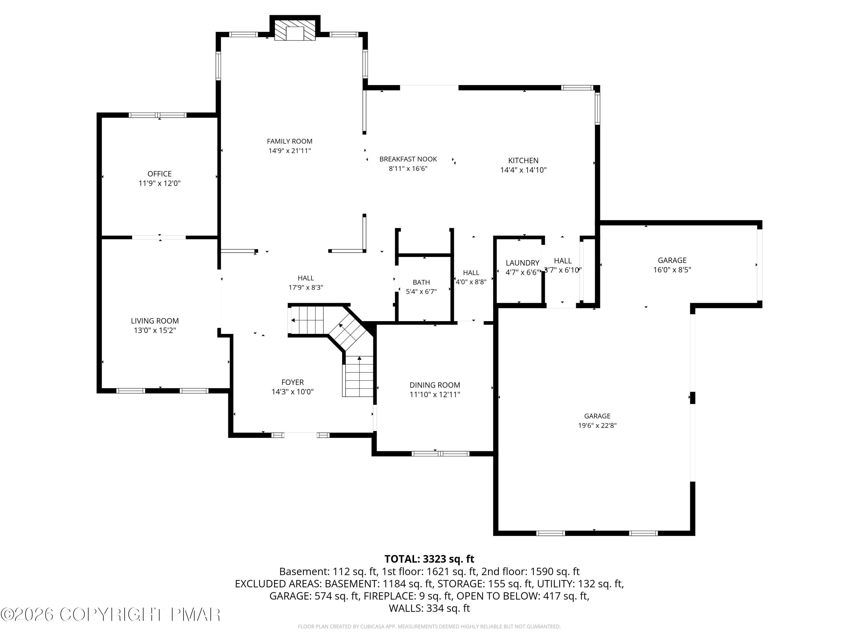 155 Chase Road Stroudsburg, PA 18360 - Photo 73 of 76 Floor Plan 1st Floor