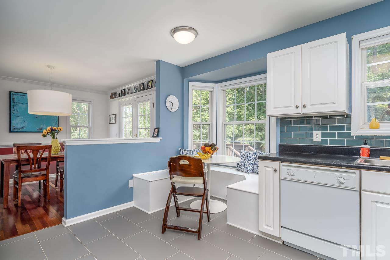 713 Windcrest Road Durham, NC 27713 - Photo 10 of 27 Note the lovely built-in banquette in the breakfast alcove.