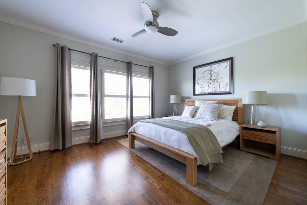 165 Autry Trail Alpharetta, GA 30022 - Photo 33 of 70 a bedroom with a large bed and a window