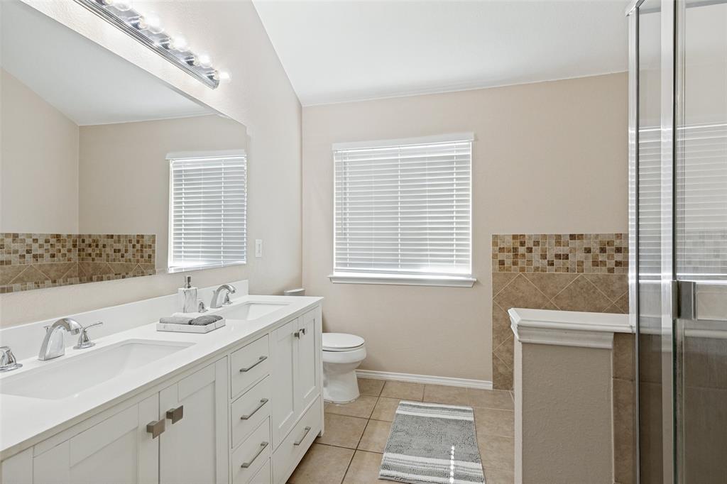 4008 Drexmore Road Fort Worth, TX 76244 - Photo 13 of 23 Wow, updated bathroom
