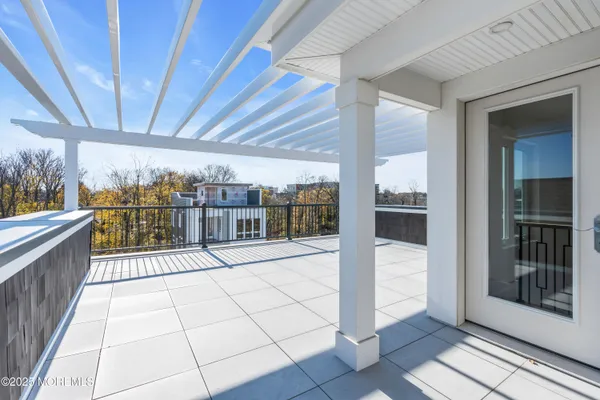 a view of a balcony