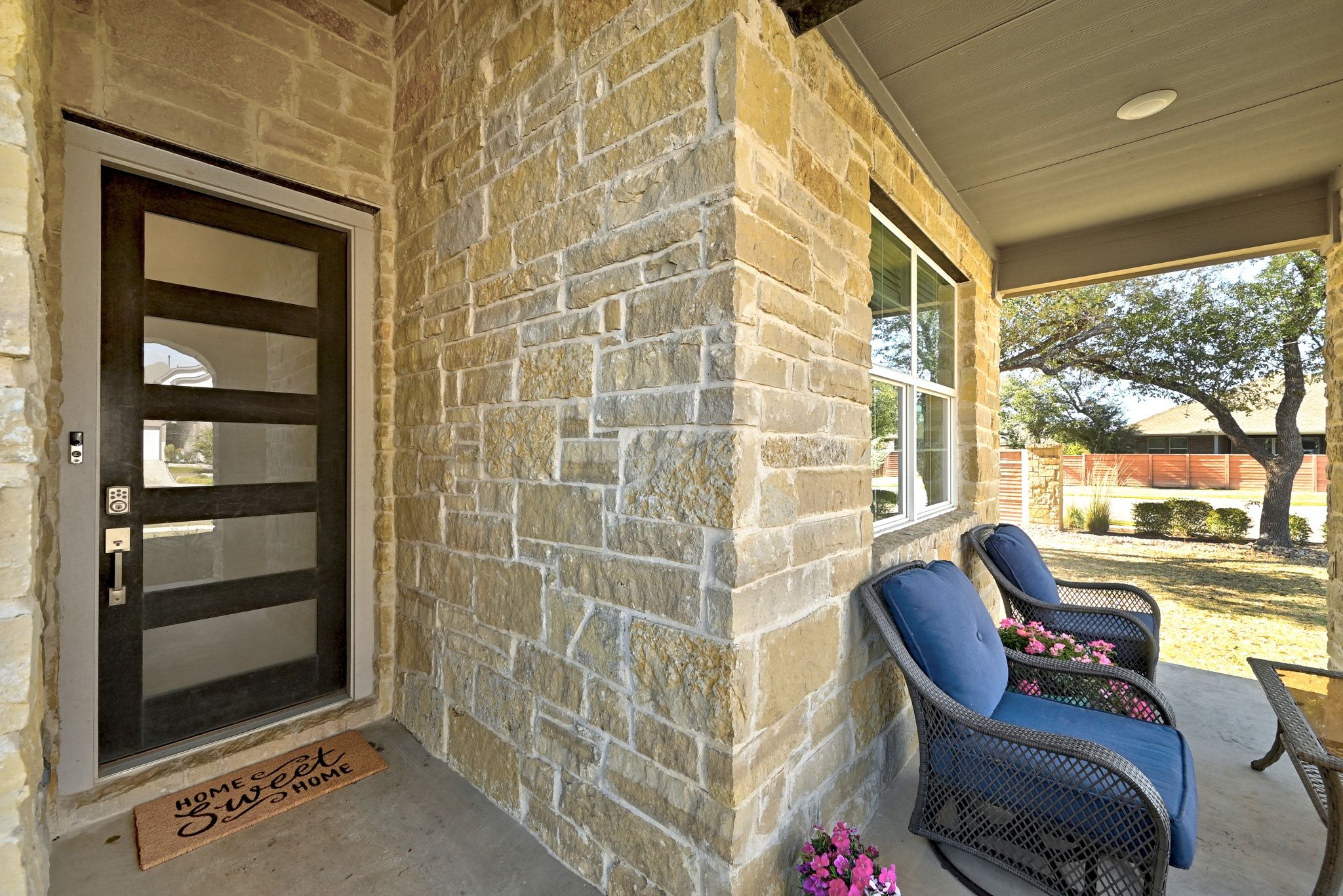 4420 Ingram Road Georgetown, TX 78628 - Photo 8 of 40 Entrance to property featuring stone siding and brick siding