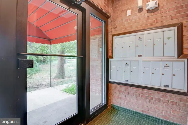 a view of front door