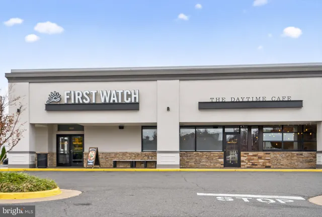 a front view of a building