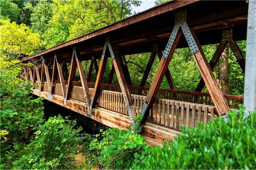 101 Park Ridge Circle Marietta, GA 30068 - Photo 44 of 52 an outdoor view of garden with deck having patio