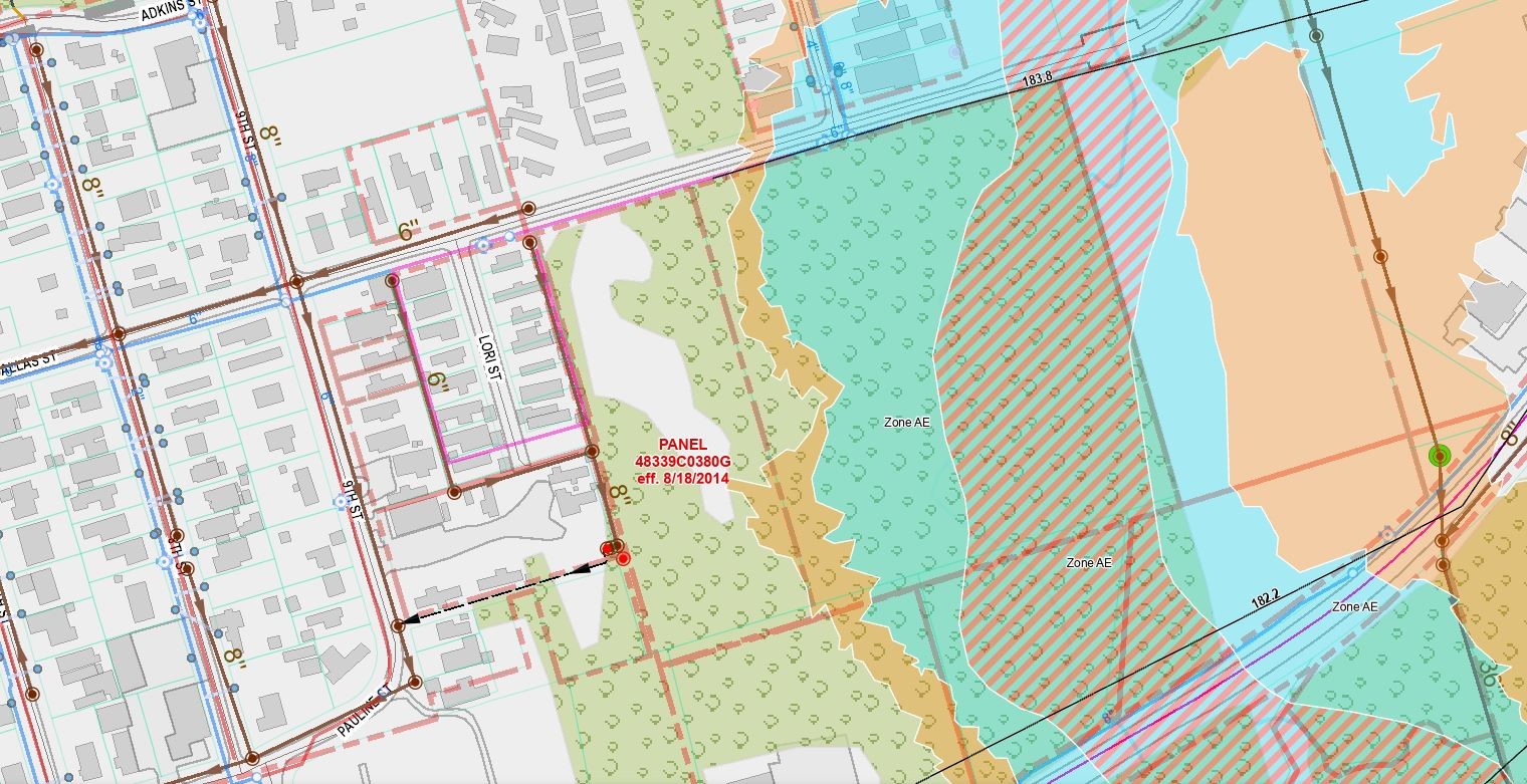 0 East Dallas Street Conroe, TX 77301 - Photo 3 of 3 Conroe Utility Map
