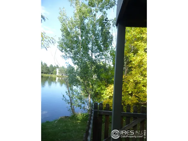 a view of lake from balcony