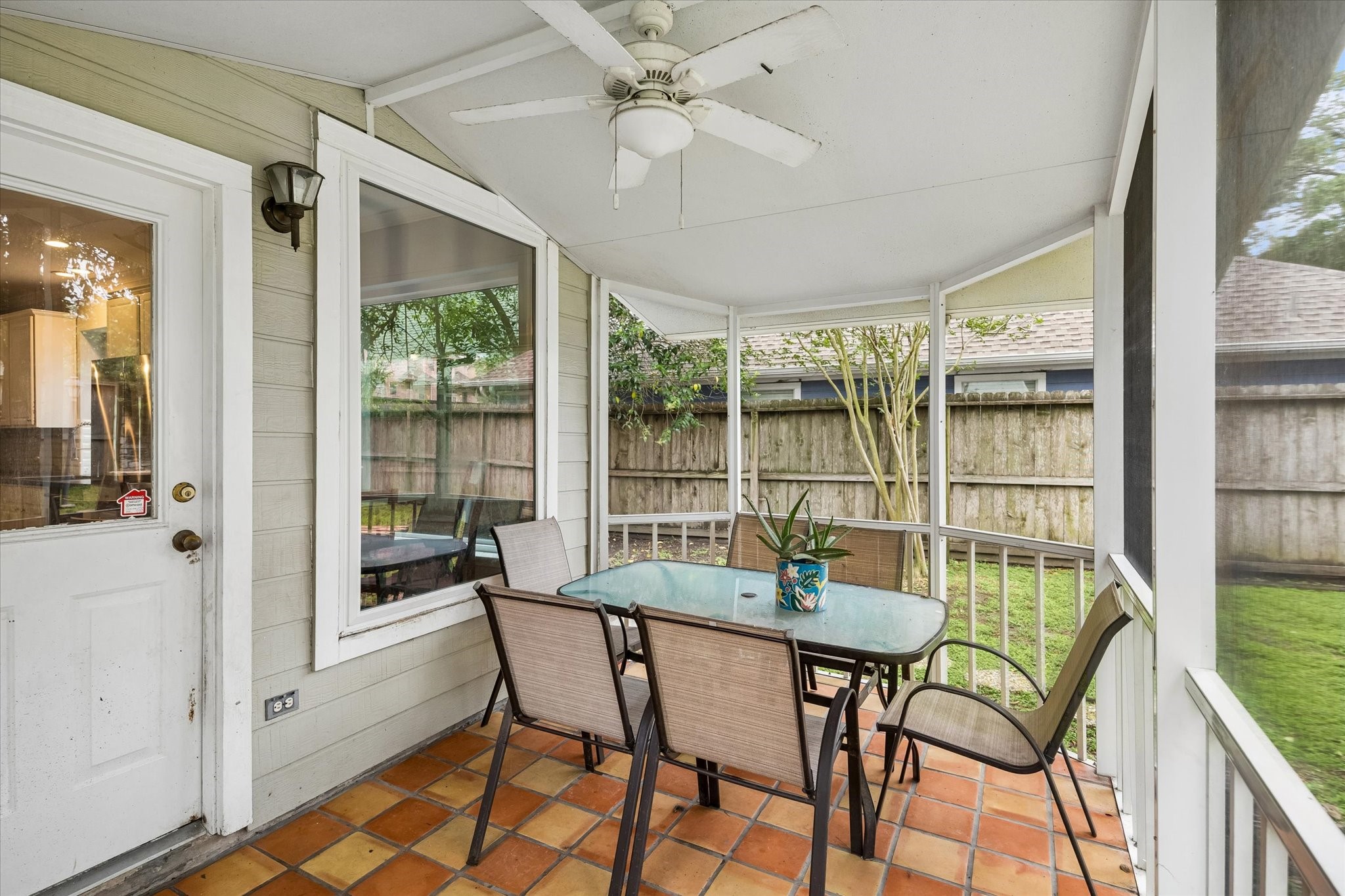 8123 Clarion Way Houston, TX 77040 - Photo 28 of 33 a view of a dining room with furniture window and outside view