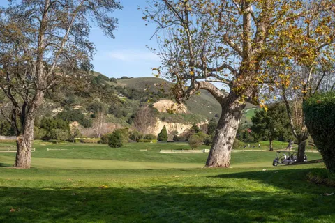 a view of a golf course