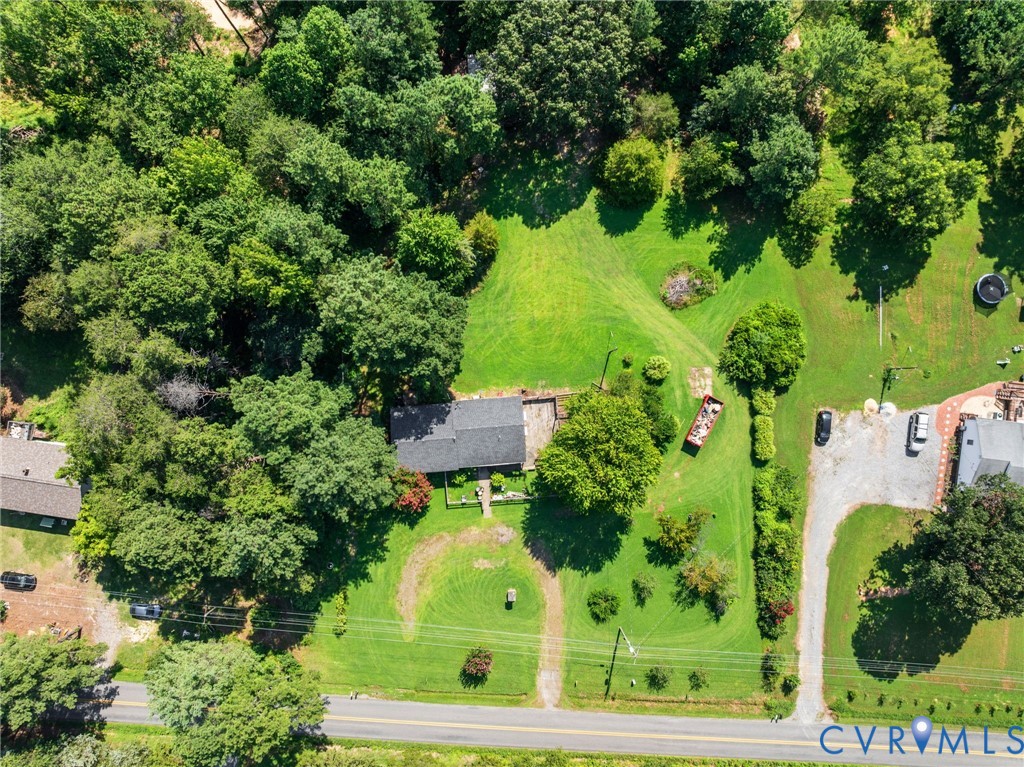 3490 Willow Brook Road Bumpass, VA 23024 - Photo 13 of 47 an aerial view of a house