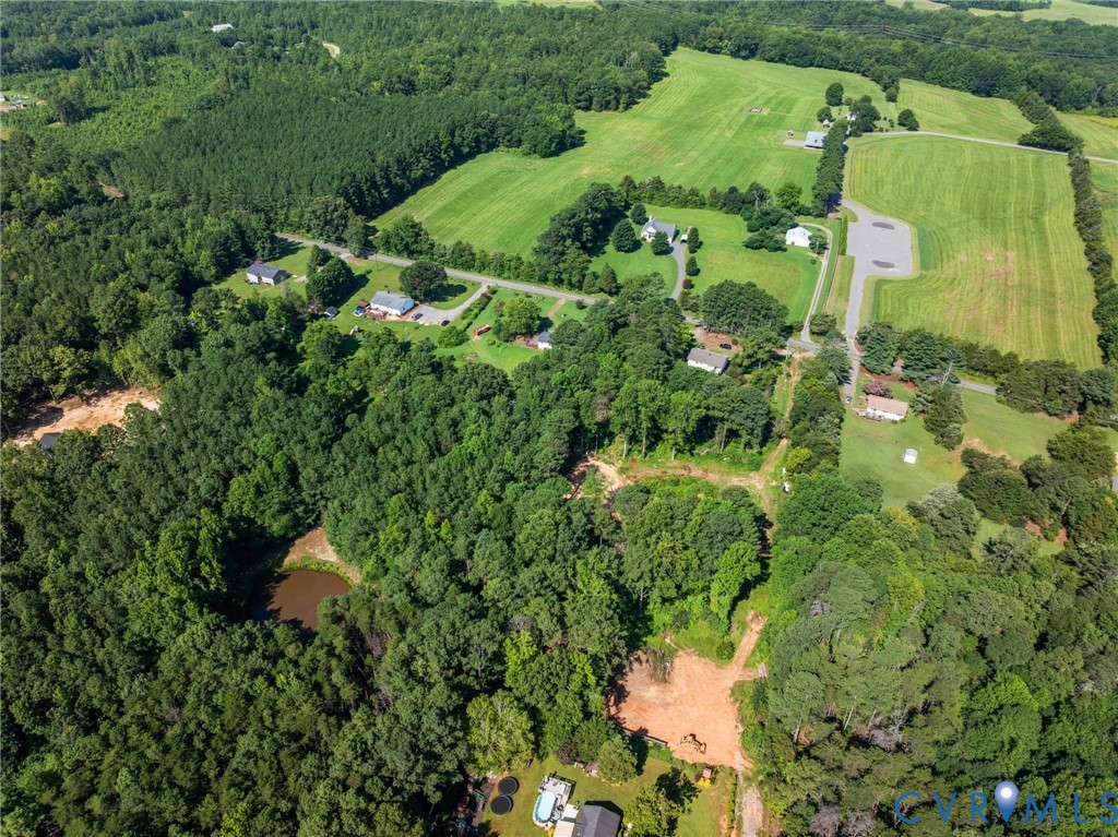 3490 Willow Brook Road Bumpass, VA 23024 - Photo 22 of 47 an aerial view of a house with a yard