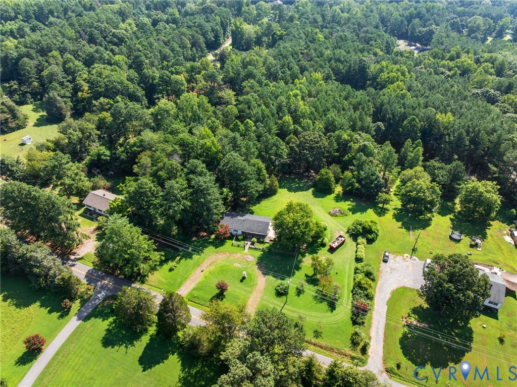 3490 Willow Brook Road Bumpass, VA 23024 - Photo 27 of 47 an aerial view of a house with a yard