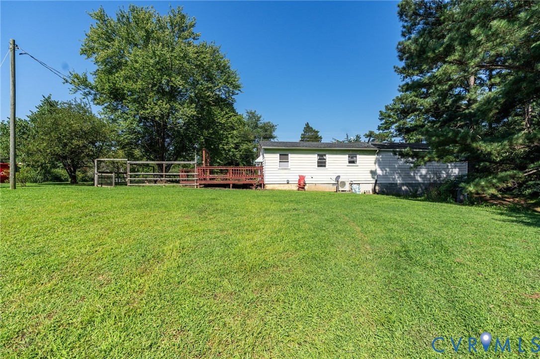 3490 Willow Brook Road Bumpass, VA 23024 - Photo 36 of 47 a view of a house with a yard and sitting area