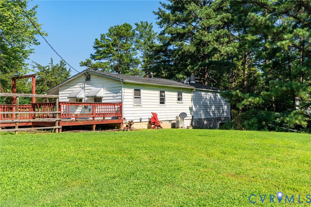 3490 Willow Brook Road Bumpass, VA 23024 - Photo 37 of 47 a view of a house with a yard and sitting area