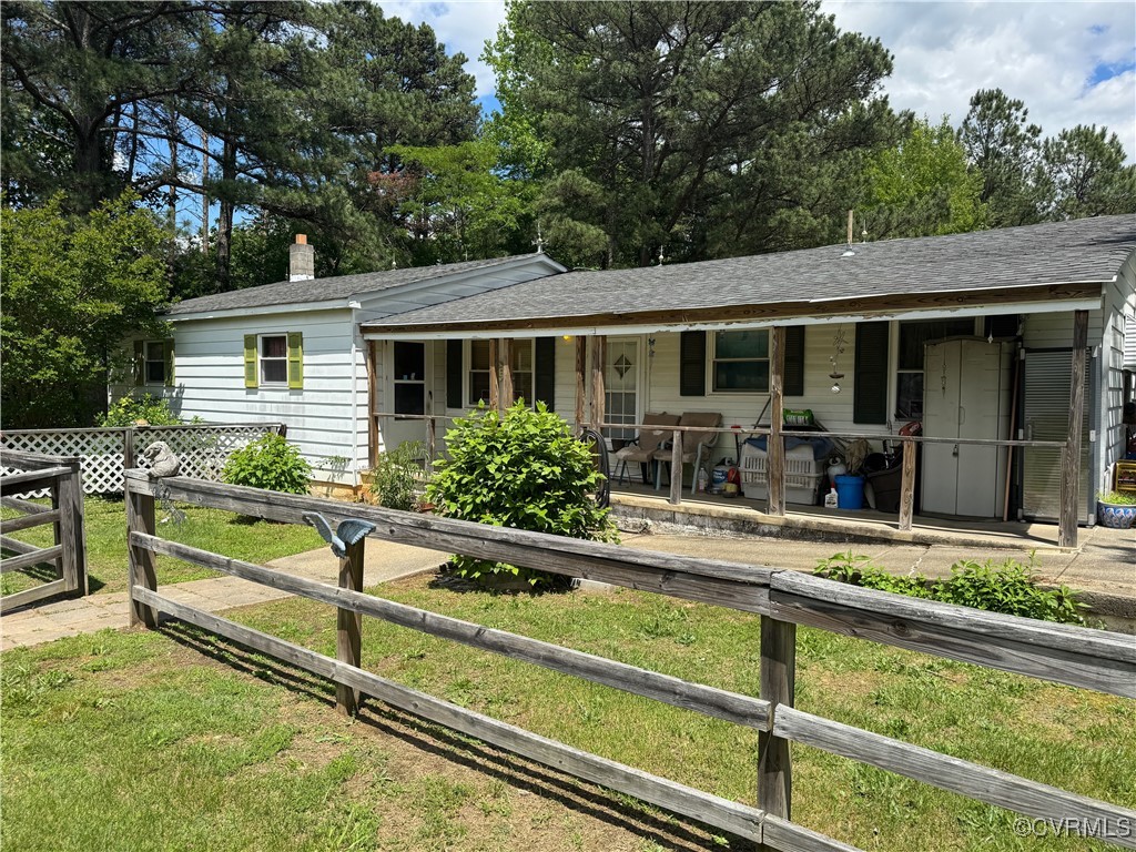 3490 Willow Brook Road Bumpass, VA 23024 - Photo 8 of 47 a view of house with back yard