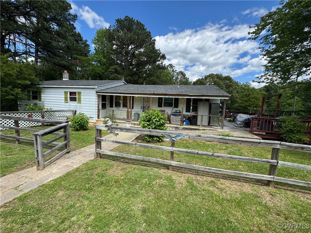 3490 Willow Brook Road Bumpass, VA 23024 - Photo 10 of 47 a view of a house with a swimming pool