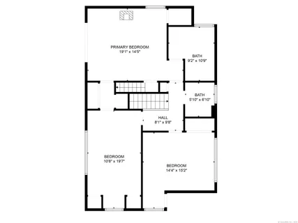 a picture of a bench in front of a door