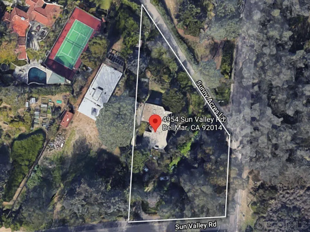 4954 Sun Valley Road Del Mar, CA 92014 - Photo 32 of 32 a bird view of house