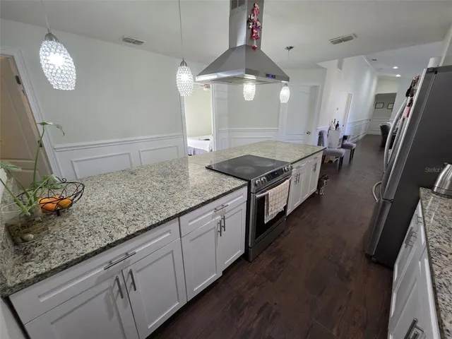 a close view of water heater room