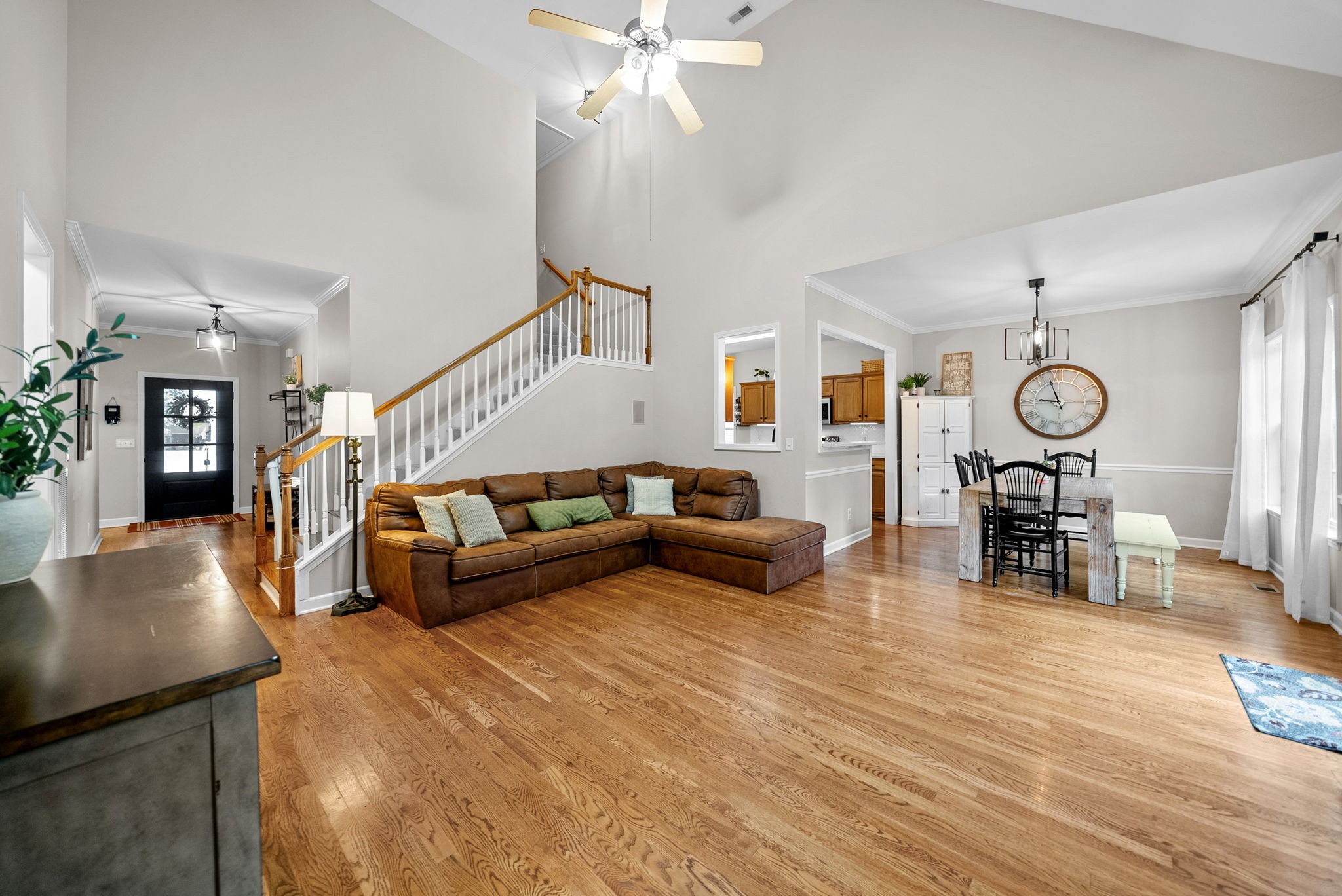 1161 Cynthia Lane Spring Hill, TN 37174 - Photo 6 of 42 a living room with furniture and wooden floor