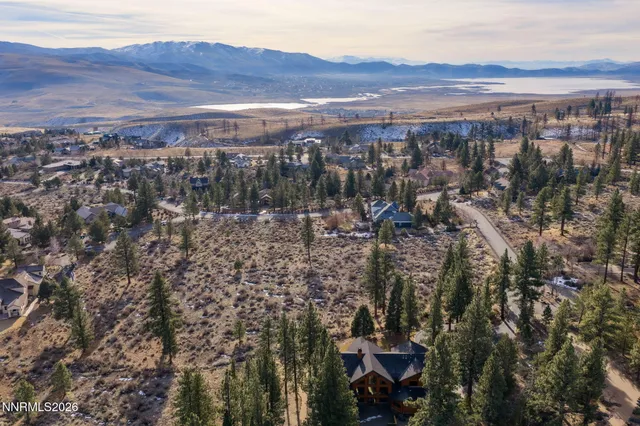 a view of city and mountain