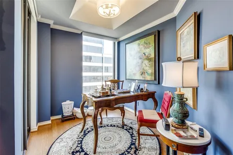 a room with furniture and window