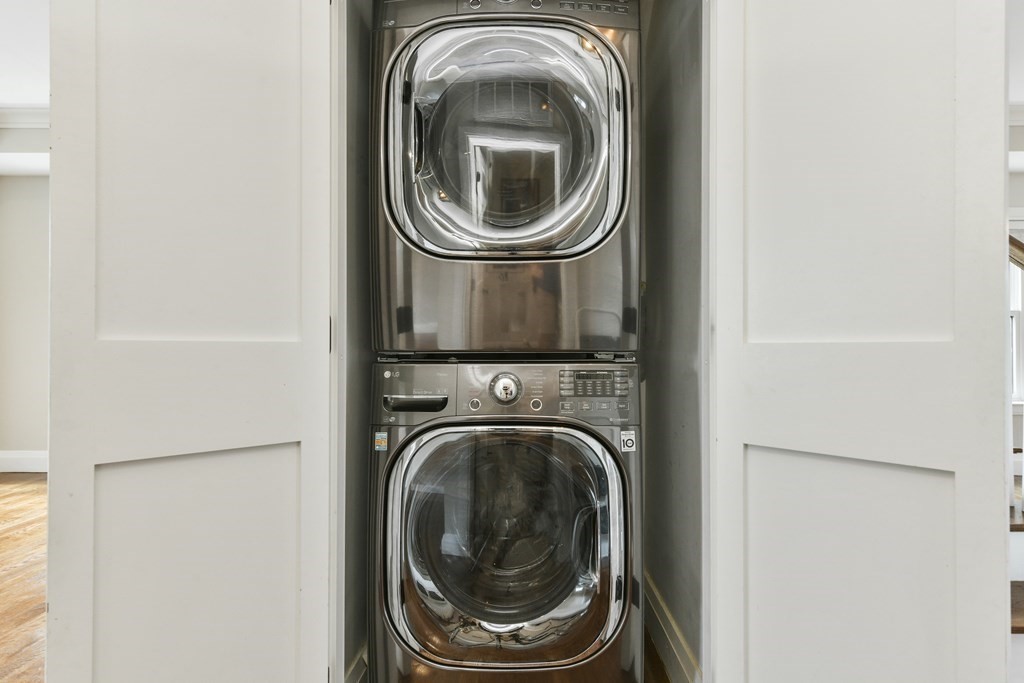 1514 R Columbia Road, Unit 2 Boston, MA 02127 - Photo 14 of 28 a close up view of a washer and dryer