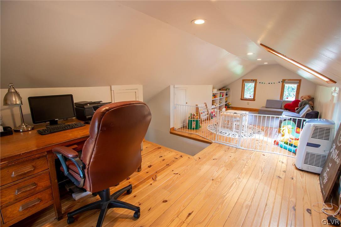 817 Easton Road Riegelsville, PA 18077 - Photo 35 of 43 a workspace with furniture and wooden floor