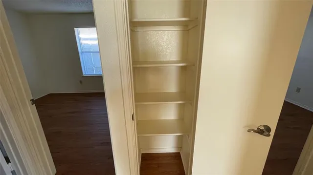 a view of walk in closet