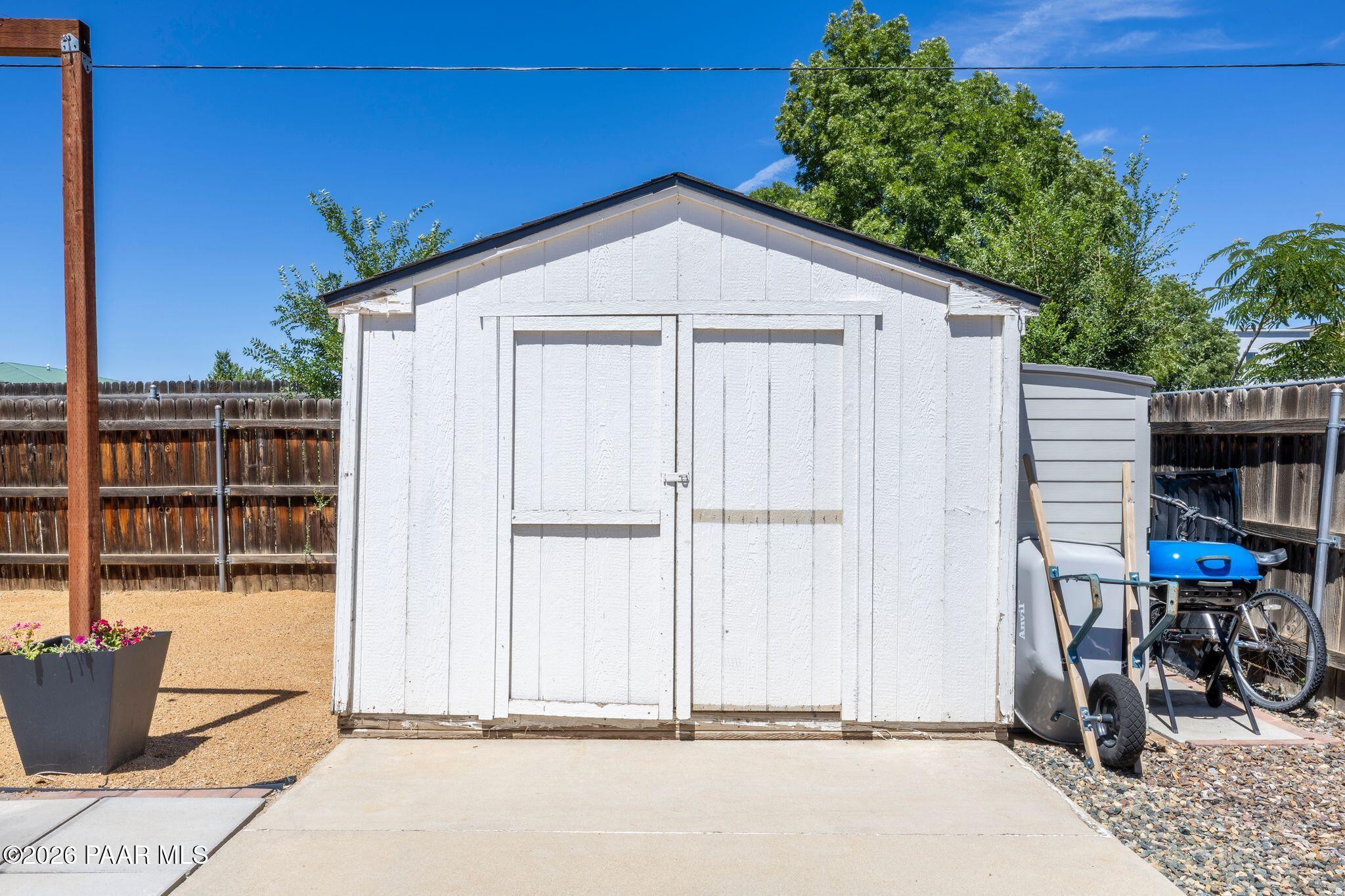 3262 North Victor Road Prescott Valley, AZ 86314 - Photo 29 of 39 141-Shed