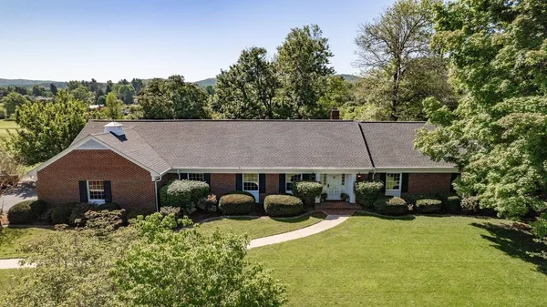 a house that has a tree in it