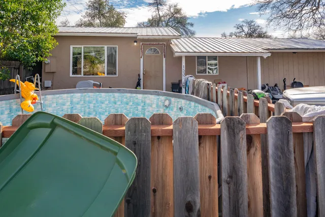 a view of outdoor space and deck view