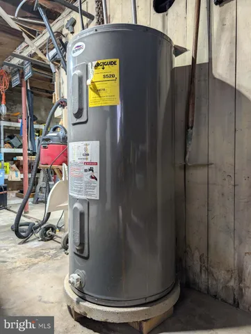 a view of storage and utility room