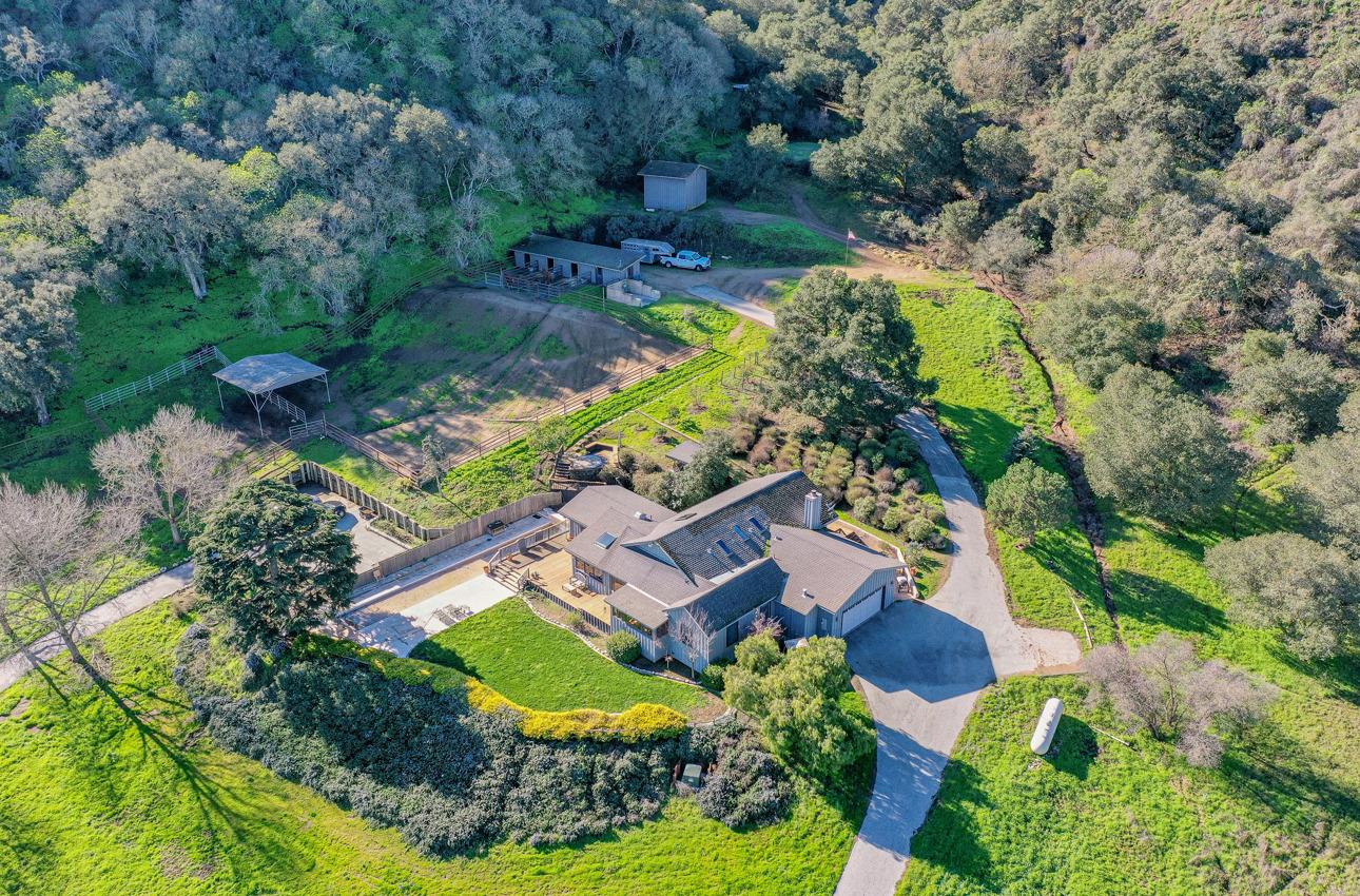 1352 C River Road Salinas, CA 93908 - Photo 5 of 35 an aerial view of residential house with outdoor space and swimming pool