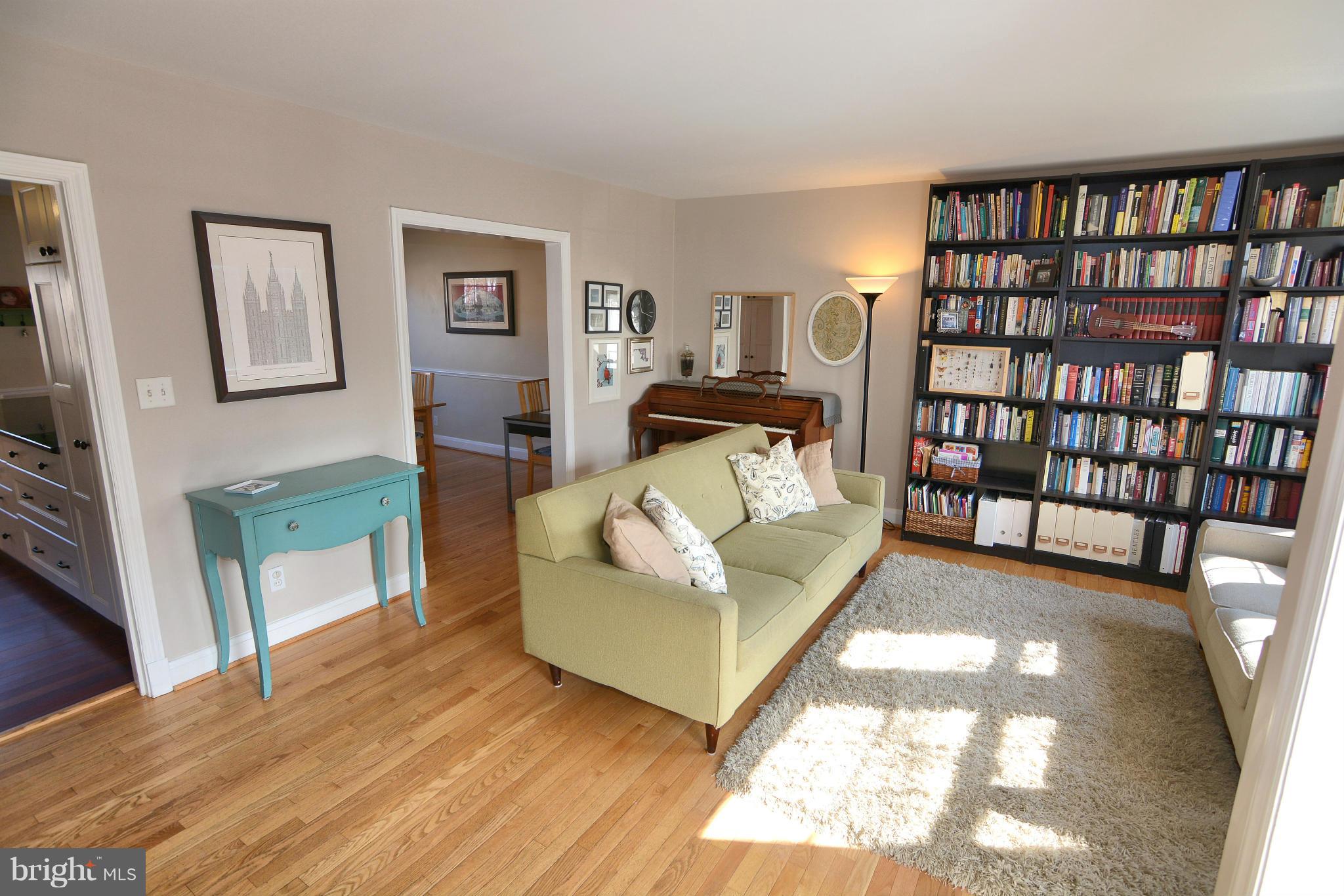 218 Gaywood Road Baltimore, MD 21212 - Photo 3 of 28 Living Room Hardwood Floors updated Windows