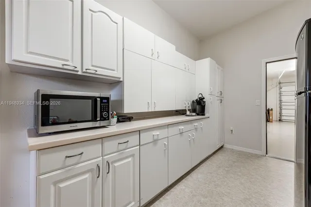 a view of a dentist room with gym equipment